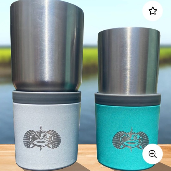Toadfish Teal Non-Tipping Cup Holder - Picture 9 of 9